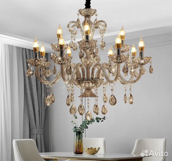 Люстра в стиле ретро 