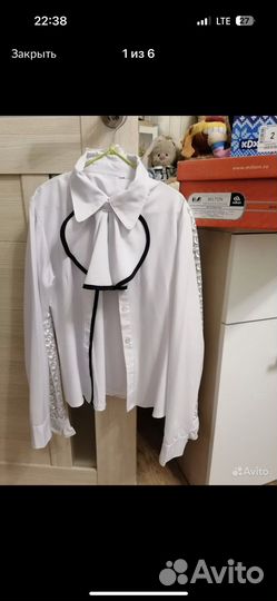 Блузка кофта школьная