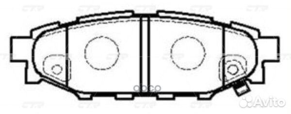 Старый номер cksu-13) Колодки тормозные GK1000