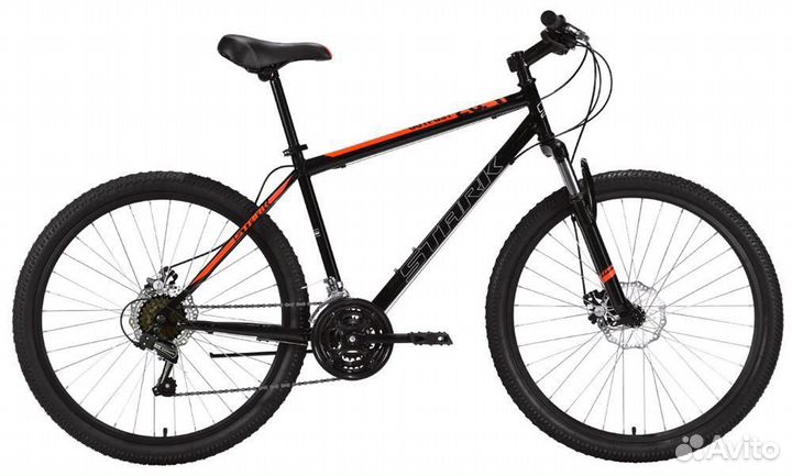 Велосипед stark outpost 26.1 D steel черный/красны