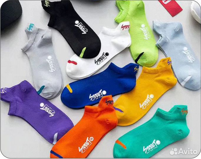 Носки детские,спортивные, дышащие, 5 цветов