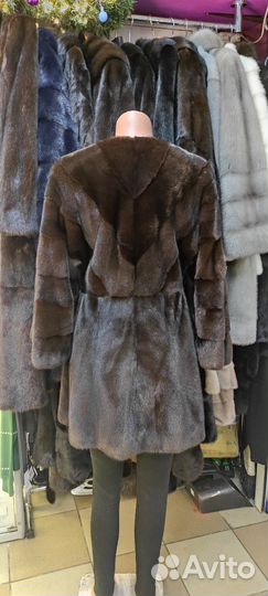 Шуба норковая blackglama 44 46