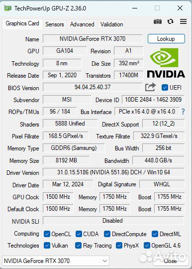 Nvidia RTX 3060ti/3080