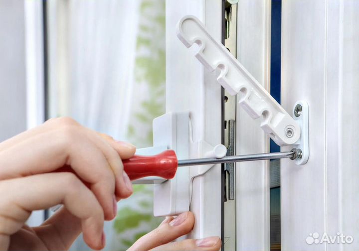 Установка гребёнки на пластиковое окно