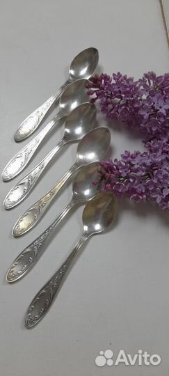 Ложки десертные мельхиор