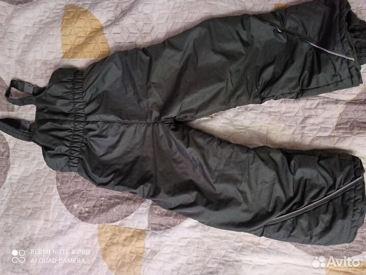 Зимний полукомбинезон для мальчика 110