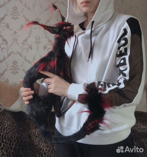 Игрушка в смешанной технике ручной работы, дракон