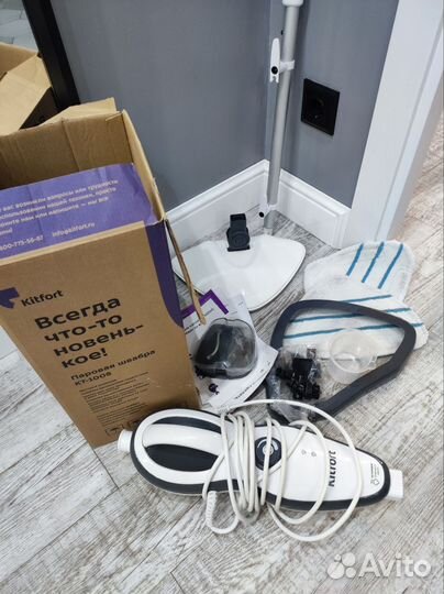 Паровая швабра отпариватель kitfort kt-1008