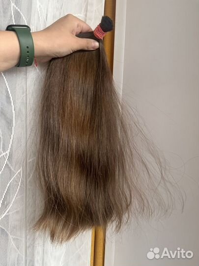 44см,76гр Донорский срез волос натуральные