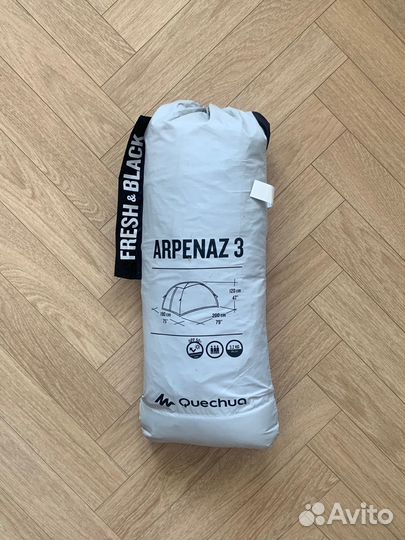 Палатка Quechua Arpenaz 3 flash & black