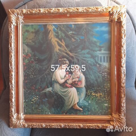 Картины репродукции в багетных рамах