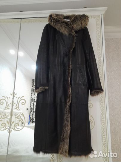 Дублёнка натуральная из меха тосканы