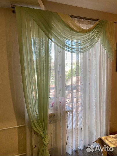 Тюль с ламбрекеном