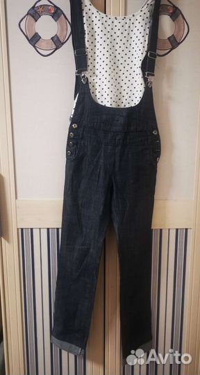 Комбинезон джинсовый
