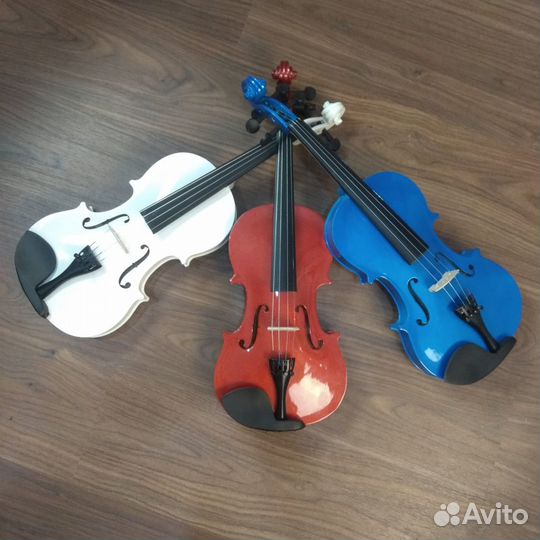 Новые Скрипки 4/4, 3/4, 1/2, 1/4, 1/8, 1/16