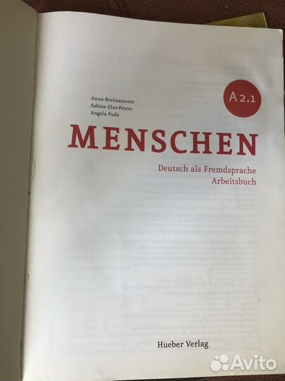 Учебники Hueber Menschen A2.1