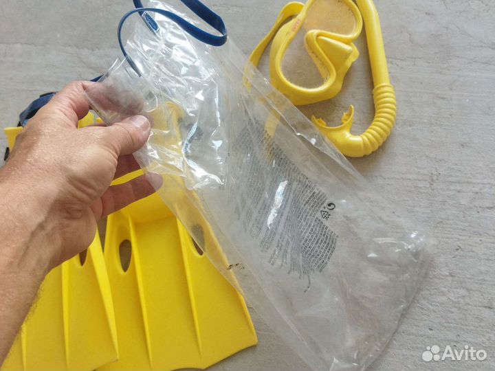 Дайвинг для малышей Маска трубка Ласты