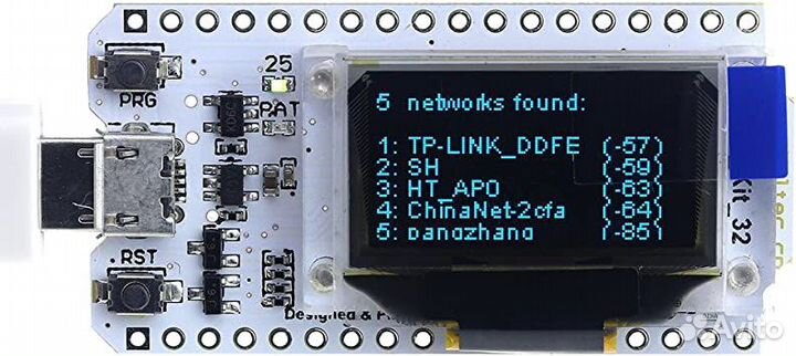 Контроллер Arduino Heltec wifi Kit ESP32 oled-0.96