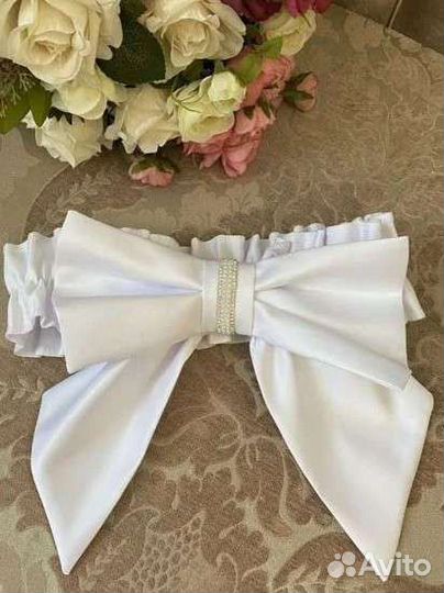 Бант на резинке на выписку