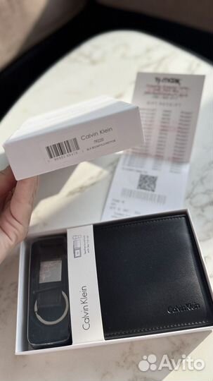 Кошелек и брелок Calvin Klein