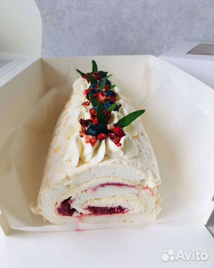 Меренговый рулет