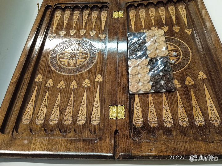 Нарды резные 