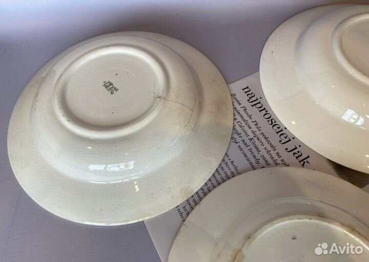 Тарелки зик конаково СССР сирень ягоды