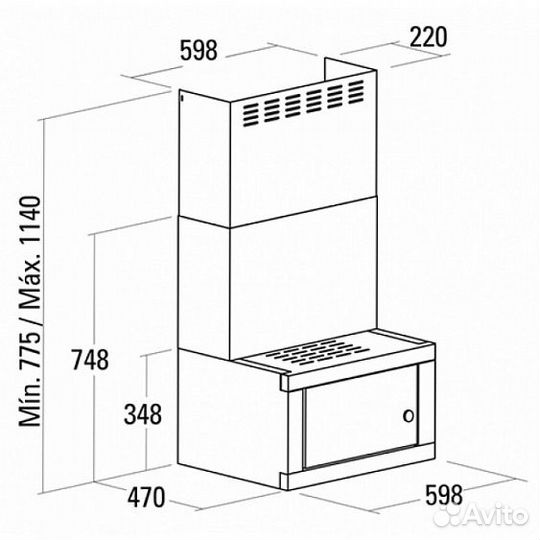 Вытяжка cata chorus XGX /С