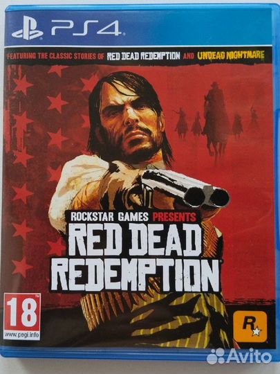 Red dead redemption 1 ps4 диск