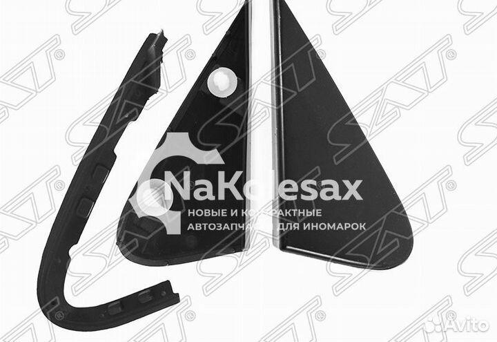 Накладка на крыло перед зеркалом toyota land cruis