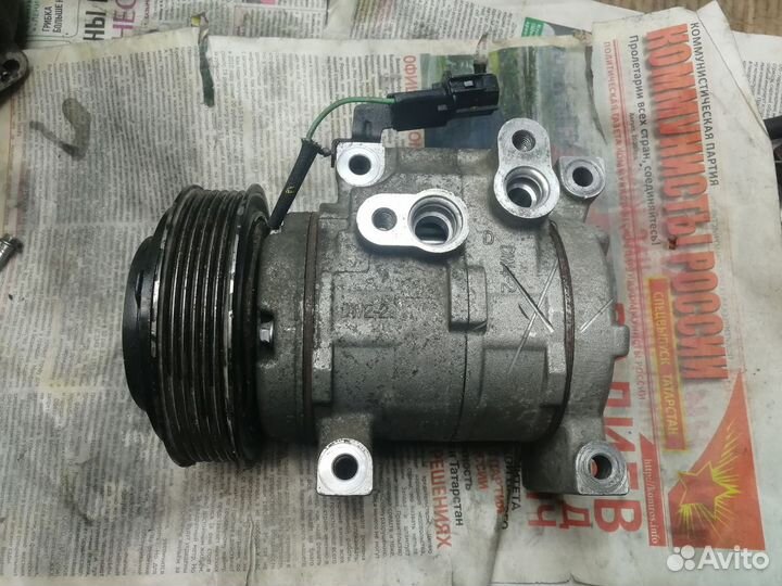 Компрессор кондиционера Hyundai Solaris/Kia Rio1,4