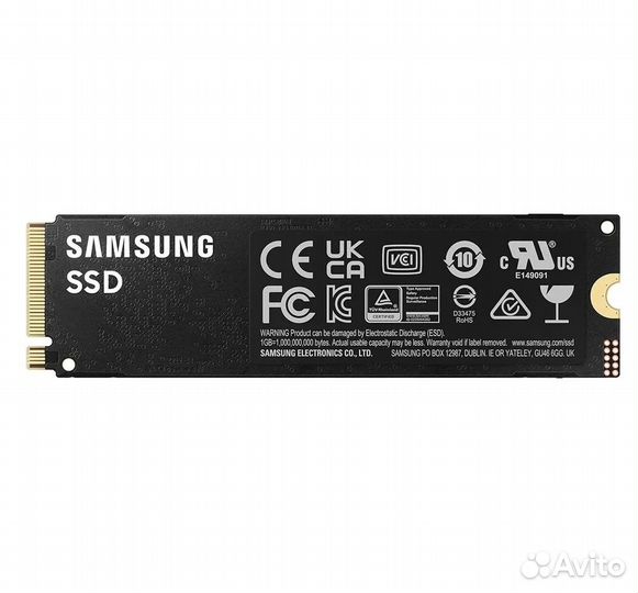 Твердотельный накопитель (SSD) Samsung MZ-V9P1T0CW