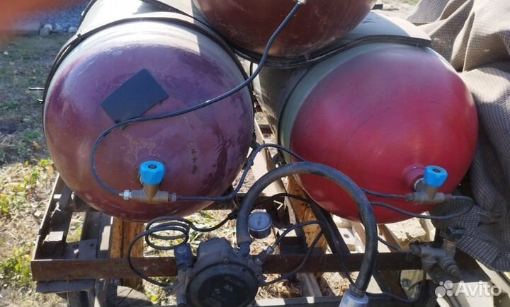 Газовые баллоны, автономное отопление