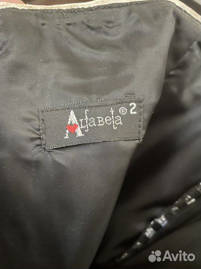 Платье вечернее в полоску размер 40/42