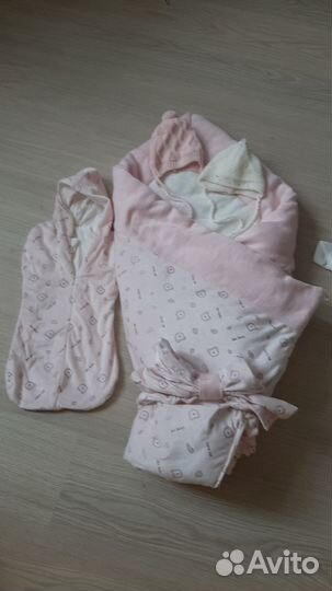 Комплект на выписку для девочки осень зима