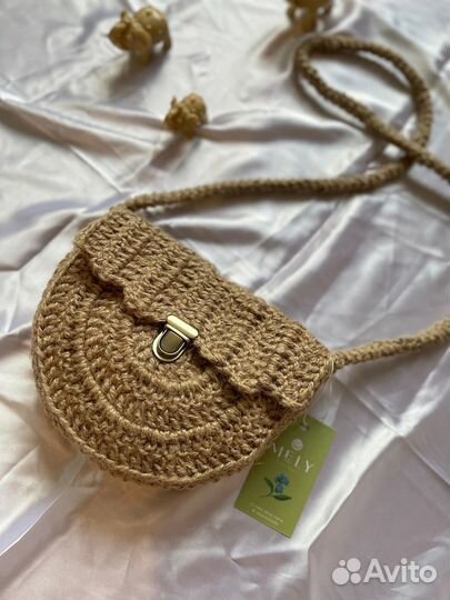 Джутовые корзинки ручной работы