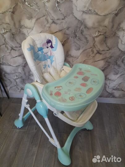 Детская коляска 2 в 1 и стульчик для кормления