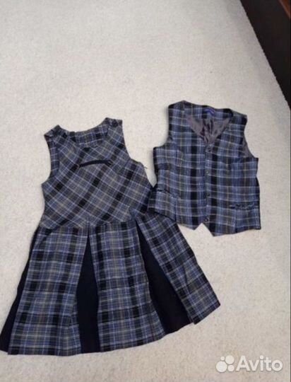 Школьная форма сарафан жилет