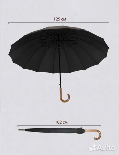 Мужской зонт-трость