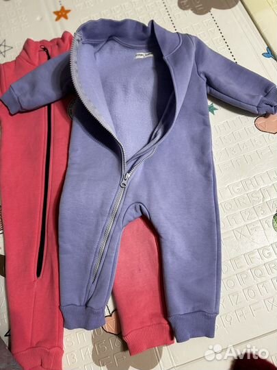 Комбинезон с начесом 68-74