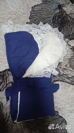 Конверт на выписку для мальчика зимний