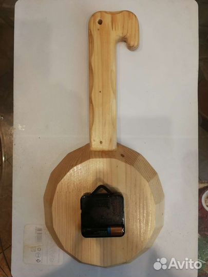 Часы настенные для бани с термометром