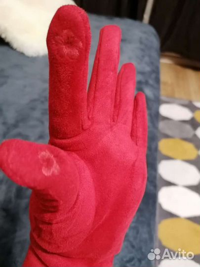 Перчатки сенсорные и вязаная повязка