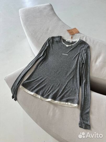 Лонгслив miu miu