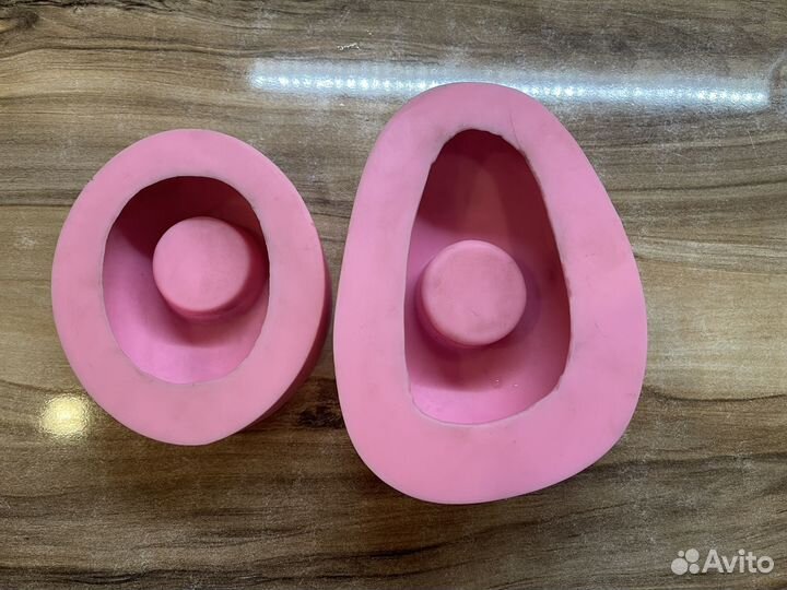 Силиконовая форма для гипса подсвечник