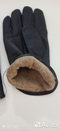 Перчатки кожаные мужские новые