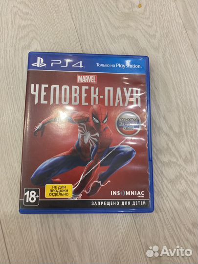 Игра для приставки на PS4 чуловек паук