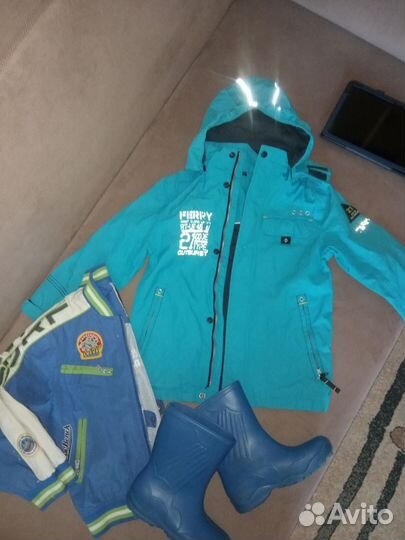 Вещи для мальчика на весну-осень, рост 128