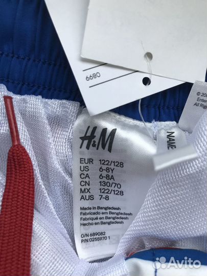 Шорты плавки H&M на мальчика 122/128