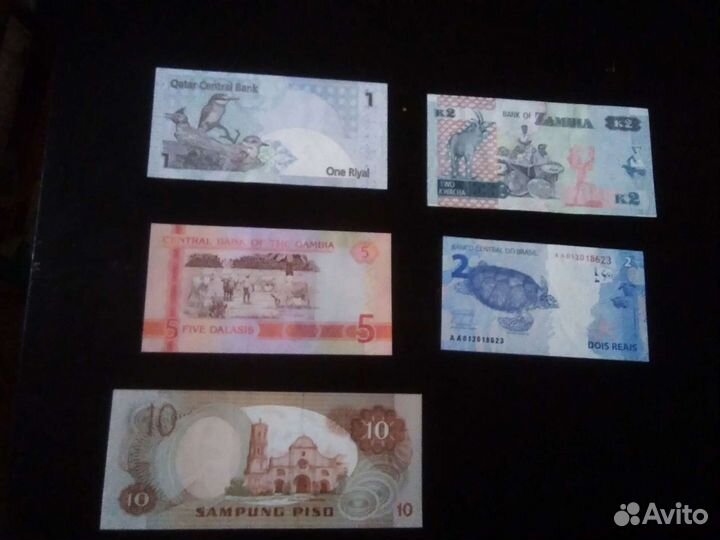 Банкноты, боны unc, mint